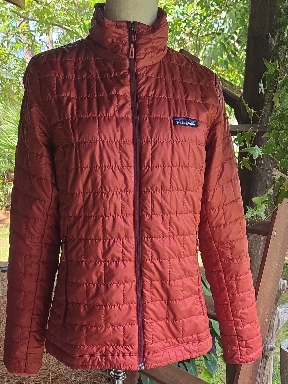 Patagonia Nano Puff Jacket In Spanish Red Size Medium